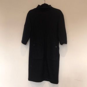 Black Wool Prada Dress 40